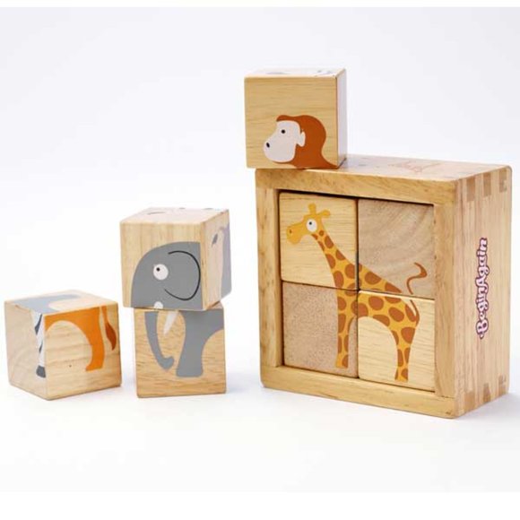 BUDDY BLOCKS - SAFARI ANIMALS/GARDEN PALS - Picture 5 of 5